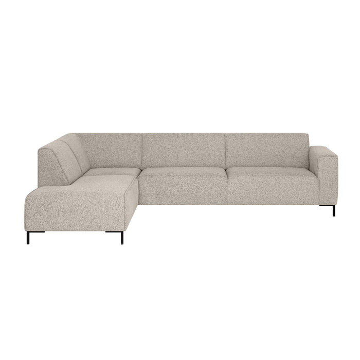 by fonQ Loft Hoekbank Links - Chenille Melange - Grijs