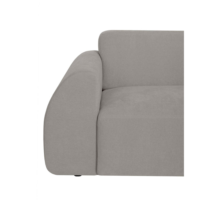 by fonQ Bink 2,5-zits Hoekbank met Chaise Longue Rechts - Bouclé - Grijs