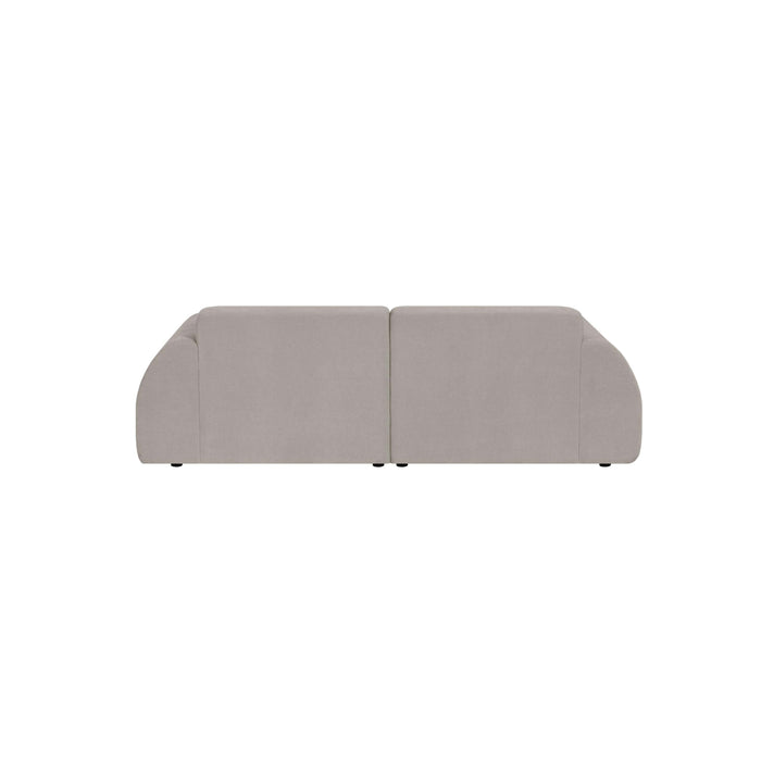 by fonQ Bink 2,5-zits Hoekbank met Chaise Longue Rechts - Bouclé - Ecru