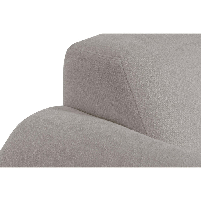 by fonQ Bink 2,5-zits Hoekbank met Chaise Longue Rechts - Bouclé - Ecru