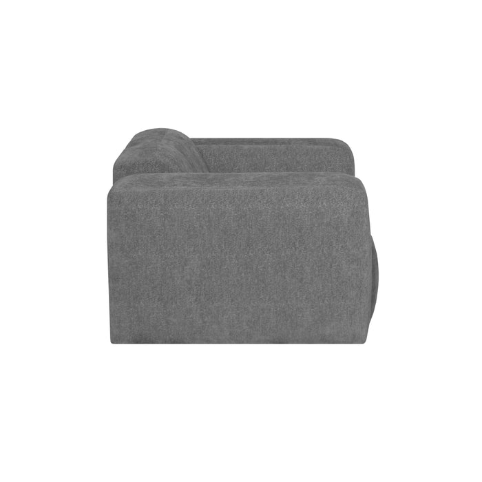by fonQ Plume Fauteuil - Chenille - Antraciet