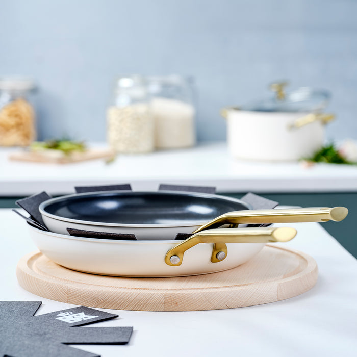 BK Sublime Koekenpannenset Ø 24 cm + Ø 28 cm  - Crème