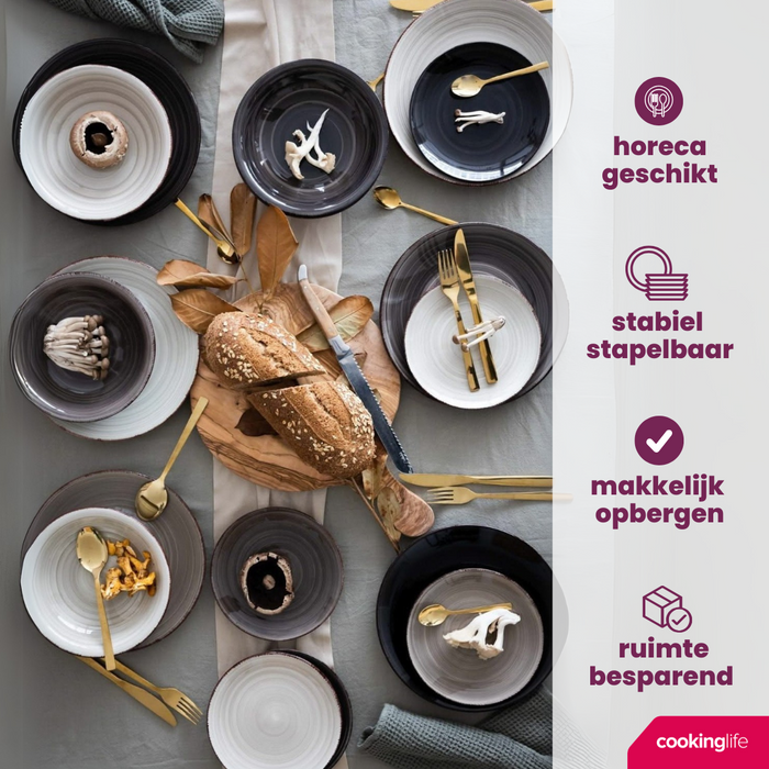 Studio Tavola Kommen Vintage Loft ø 14 cm - 6 stuks