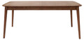 by fonQ Evolve Eettafel Uitschuifbaar - 180/220 x 90 cm - Walnoot