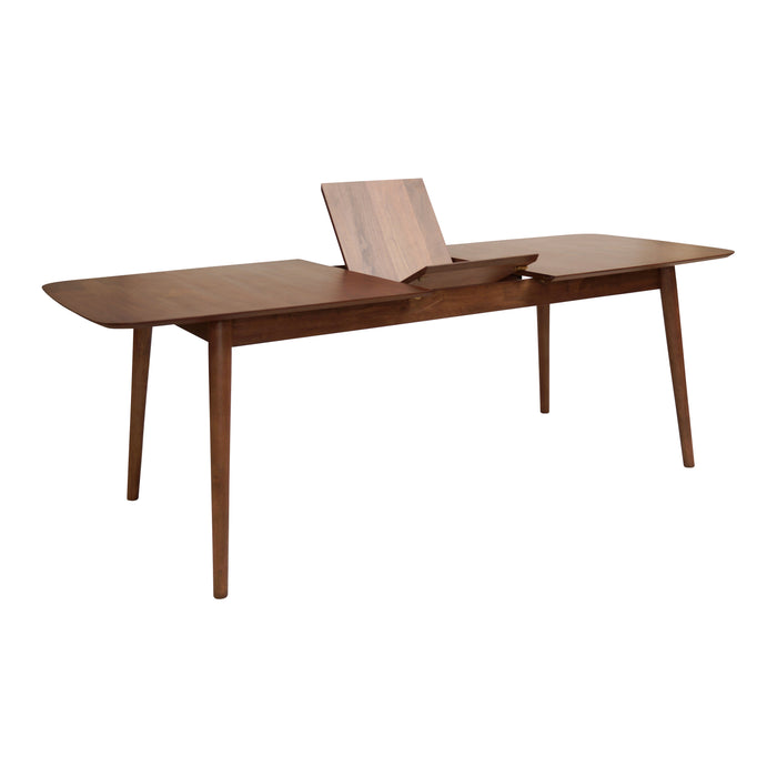 by fonQ Evolve Eettafel Uitschuifbaar - 180/220 x 90 cm - Walnoot
