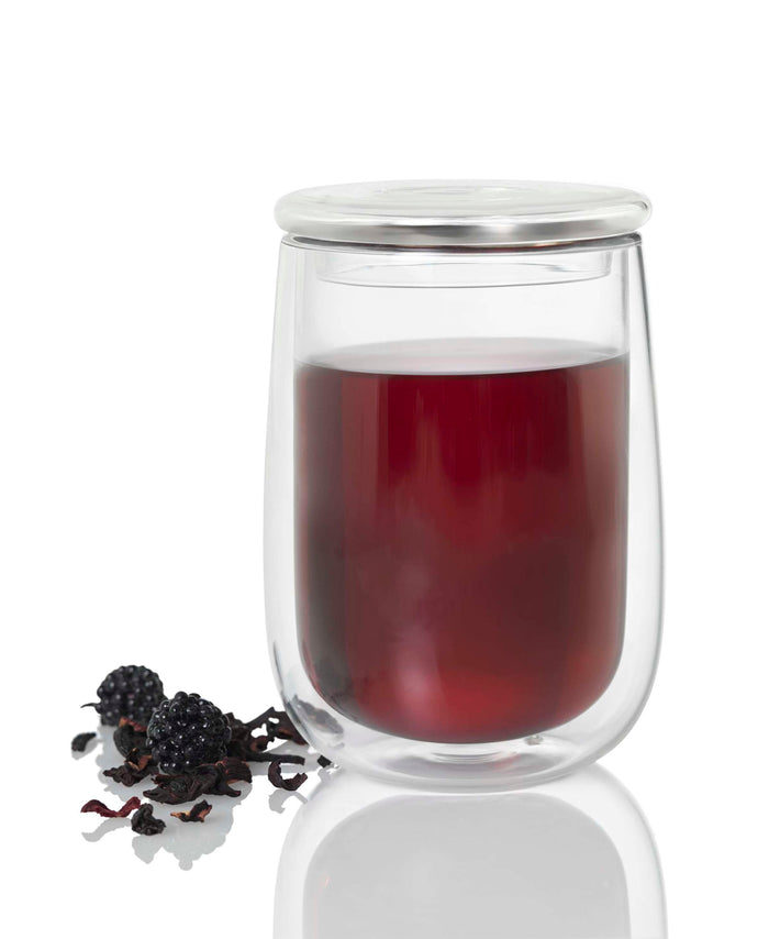 Theeglas met Theefilter, Dubbelwandig, 0.4 L - AdHoc | Fusion