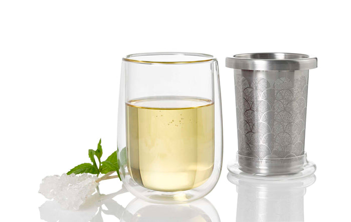 Theeglas met Theefilter, Dubbelwandig, 0.4 L - AdHoc | Fusion