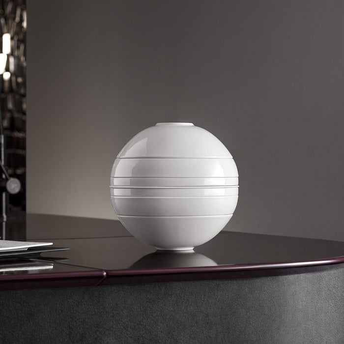 Villeroy & Boch Serviesset La Boule - Wit - 7-delig | 2 personen - 2x bol, 2x schaal, 2x universeel bord, 1x serveerschaal