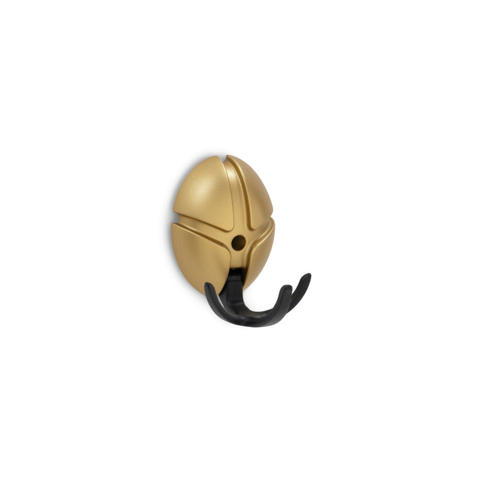 SPINDER DESIGN TICK Wandkapstok - Goud | Zwart