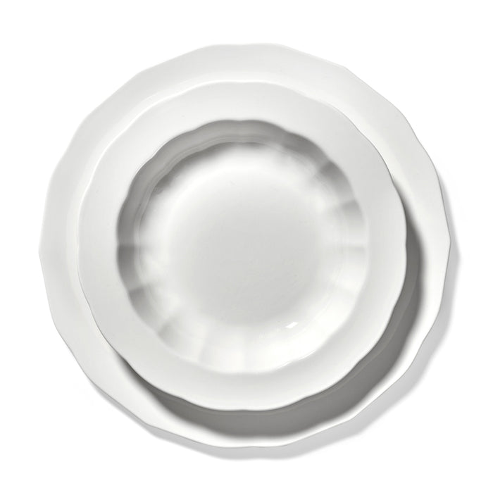 SERAX - Sergio Herman - Silhouette Diep Bord - Wit - Set van 4