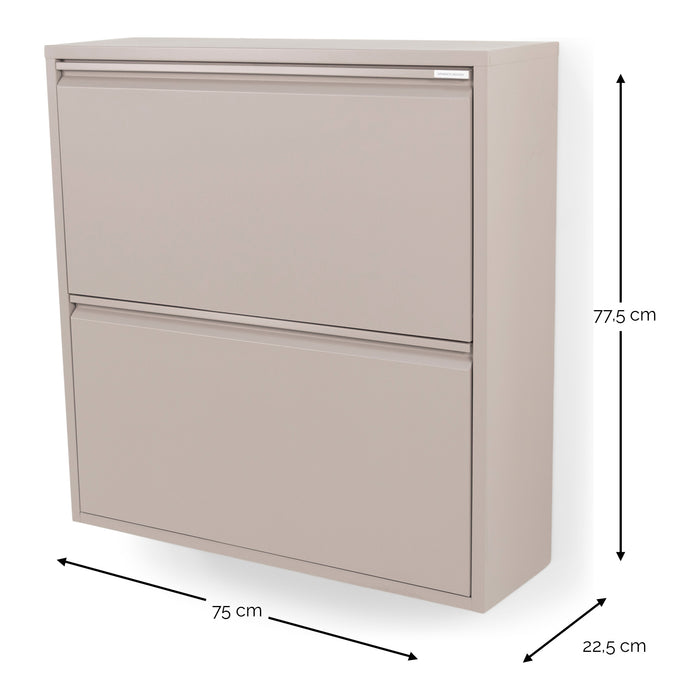 Spinder Design Billy 2 Schoenenkast - Silky Taupe