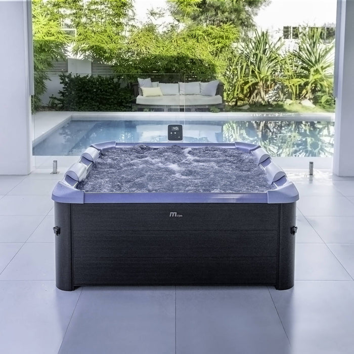 sweeek - 6-persoons vaste hydro-massage spa, 4 kussens 160cm