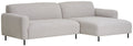 House Nordic Salvador Lichtgrijs Bouclé 2-Zits + Chaise Lounge Rechts