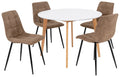 House Nordic Vojens | Middelfart Ronde Eetkamer Set