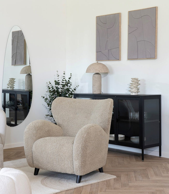 House Nordic Carlino Lichtbruin Fauteuil