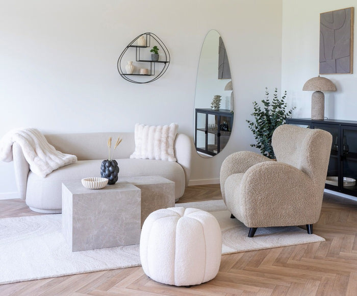 House Nordic Carlino Lichtbruin Fauteuil