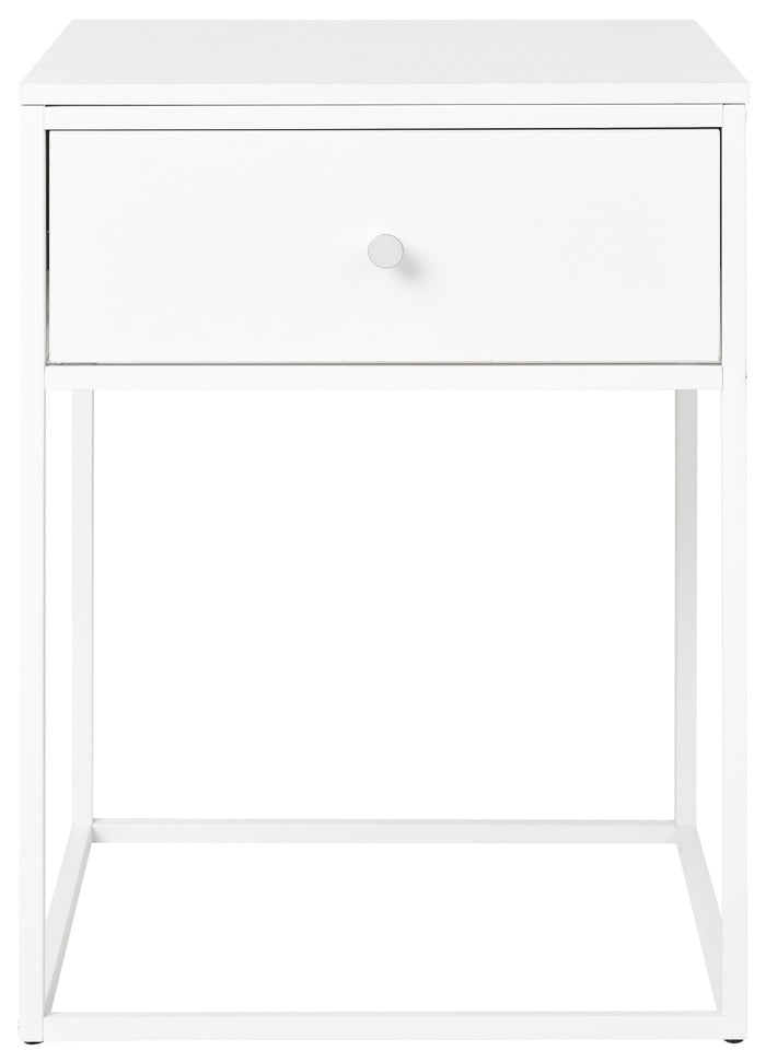 House Nordic Vita Witte Bijzettafel met Lade