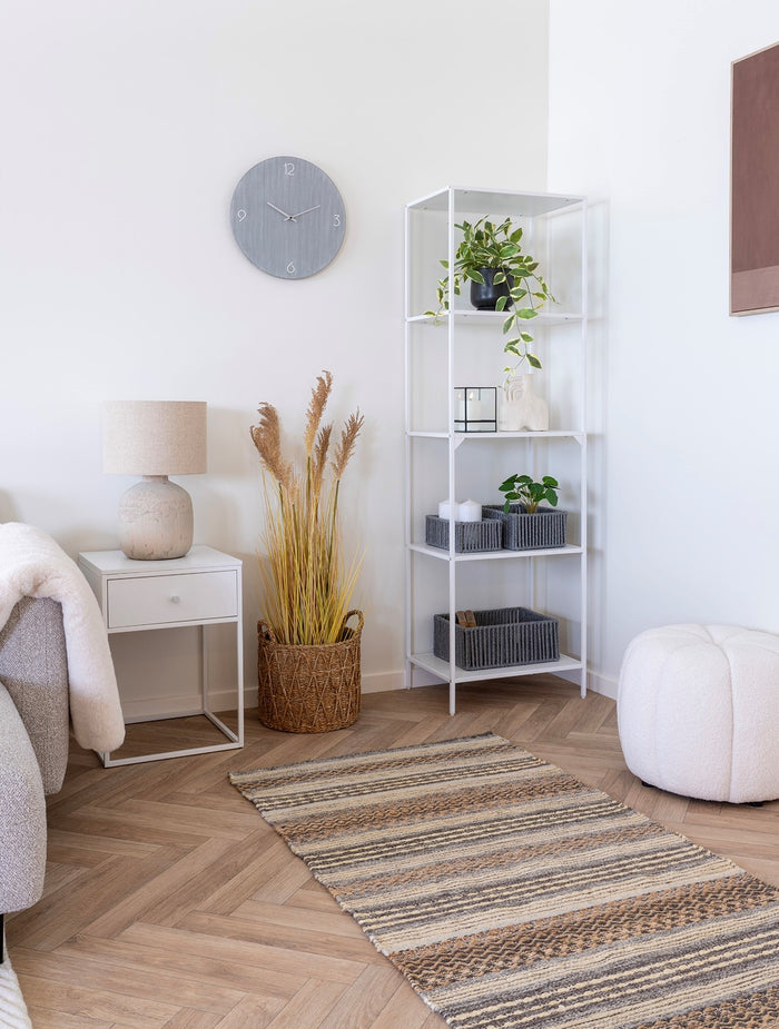 House Nordic Vita Witte Bijzettafel met Lade