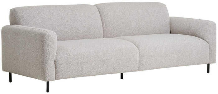 House Nordic Salvador Lichtgrijs Bouclé 3-Zits Bank