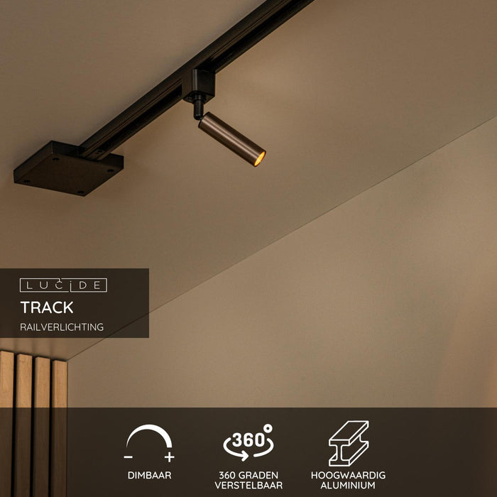 Lucide TRACK Railverlichting - Koffie