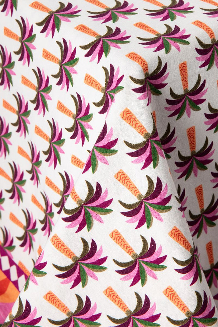 Sissy-Boy Multicolour tafelkleed met palmboom print (160x300 cm)