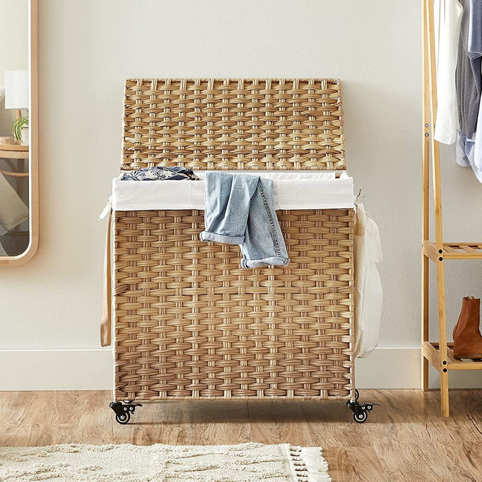 Calicosy - Wasmand van imitatie natuurlijke rotan - B66 cm