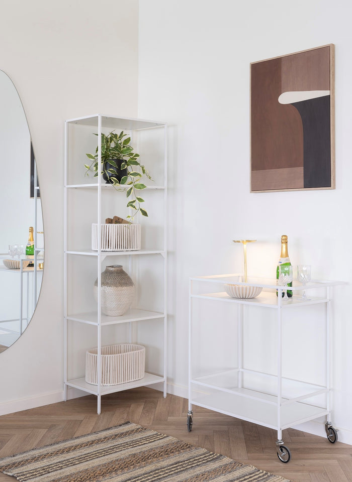 House Nordic Vita Witte Serveerwagen