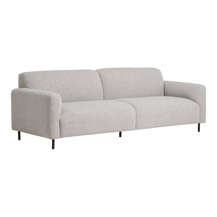 House Nordic Salvador Lichtgrijs Bouclé 3-Zits Bank