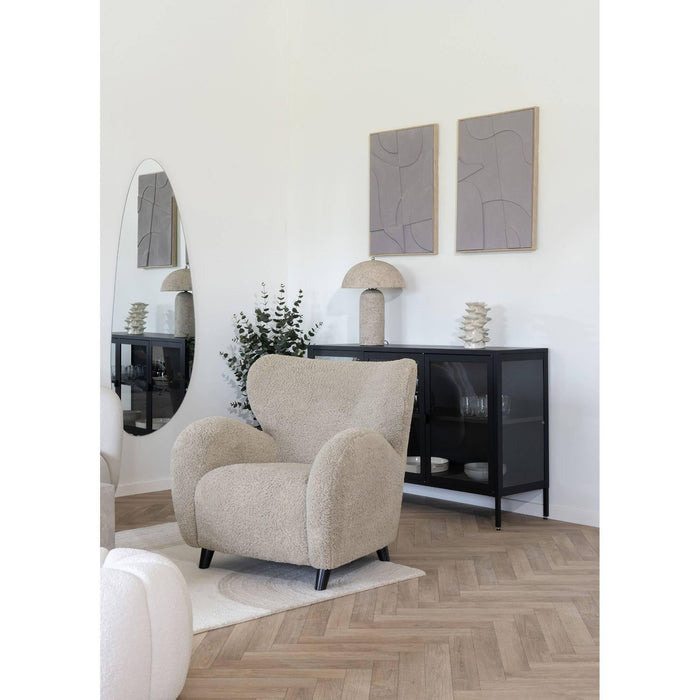 House Nordic Carlino Lichtbruin Fauteuil