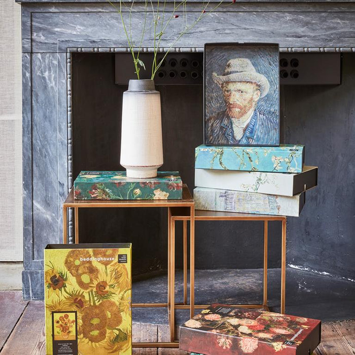 Beddinghouse x Van Gogh Museum Almond Blossom Dekbedovertrek 140 x 200|220 cm - Blauw