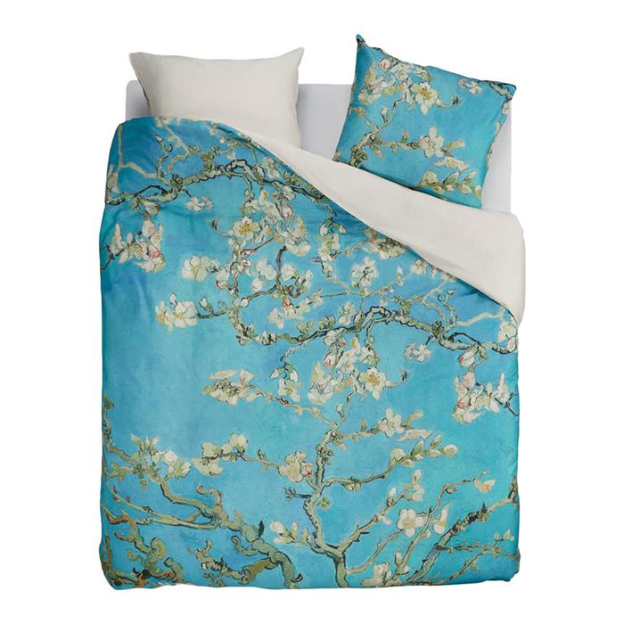 Beddinghouse x Van Gogh Museum Almond Blossom Dekbedovertrek 140 x 200|220 cm - Blauw