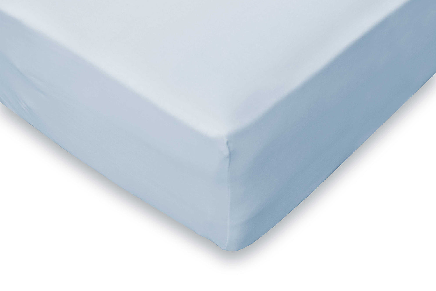 LINNICK Ledikant Baby Hoeslaken Jersey Katoen - licht blauw 70x140