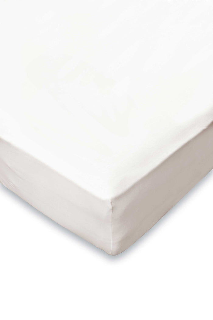 LINNICK Ledikant Baby Hoeslaken Jersey Stretch - ivoor 70x140|150cm