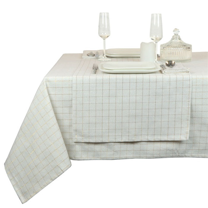 D- Unique Living | Tafelkleed Tyra 150x250cm white