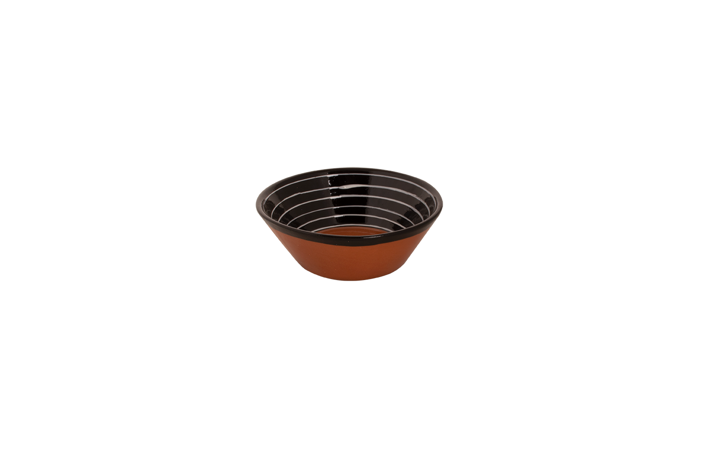 Colori Del Sud - Mezquita - Schaal - 1,8 L - ø 23 cm - Bruin|Zwart