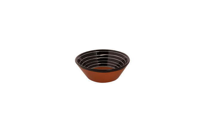 Colori Del Sud - Mezquita - Schaal - 1,8 L - ø 23 cm - Bruin|Zwart