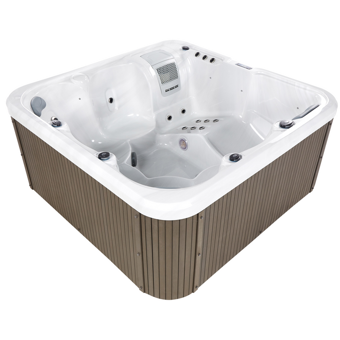 Beliani - CALIMA - Buiten hottub met LED - Wit - Acryl