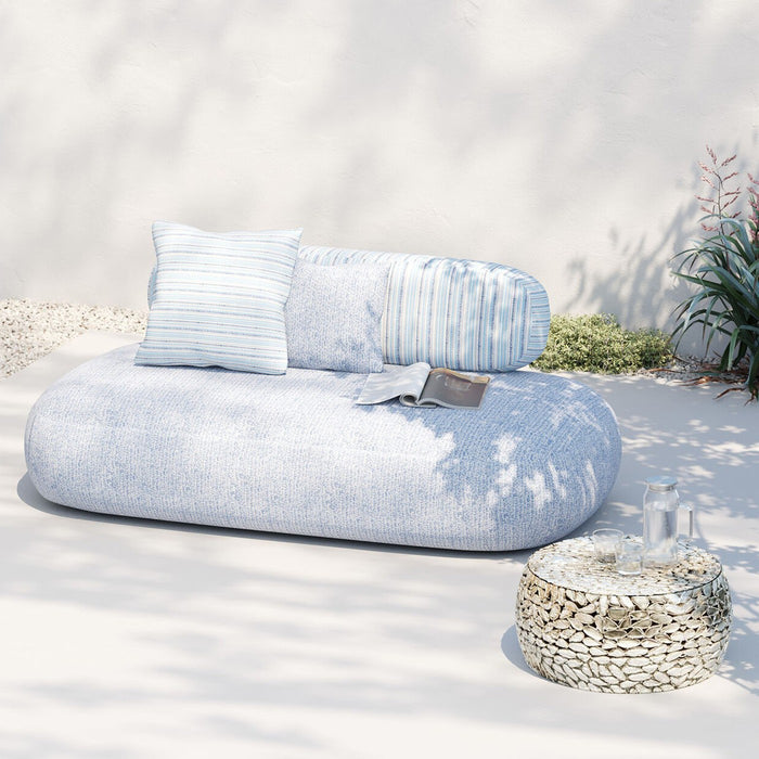 Kare Design Marlin tuinsofa - 2-zits - blauw
