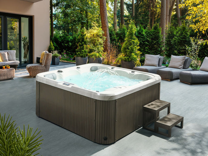 Beliani - CALIMA - Buiten hottub met LED - Wit - Acryl