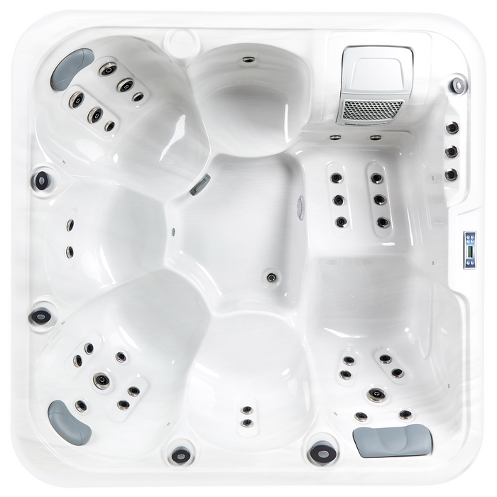 Beliani - CALIMA - Buiten hottub met LED - Wit - Acryl