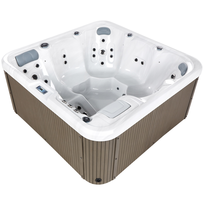 Beliani - CALIMA - Buiten hottub met LED - Wit - Acryl