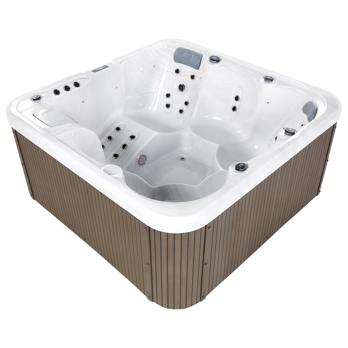 Beliani - CALIMA - Buiten hottub met LED - Wit - Acryl