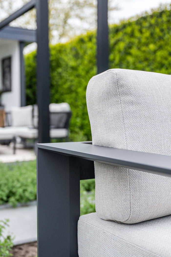 5-delige loungeset Levanto - 5 persoons - met laptoptafel