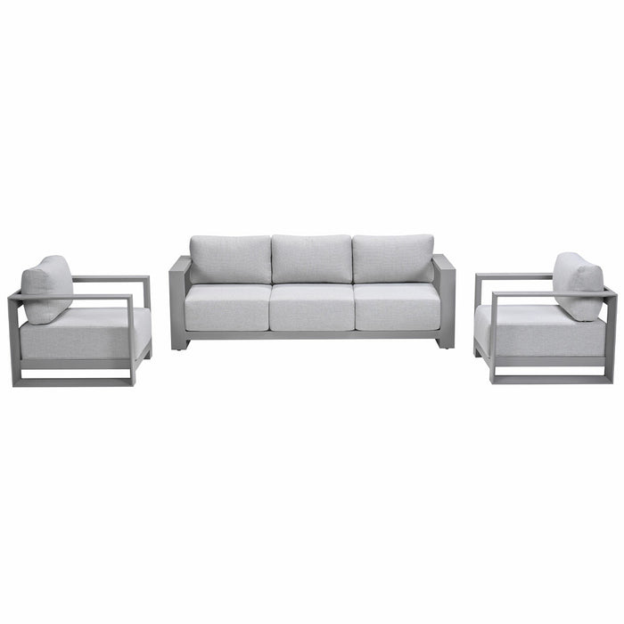 Garden Impressions Malakka loungeset 3-delig taupe