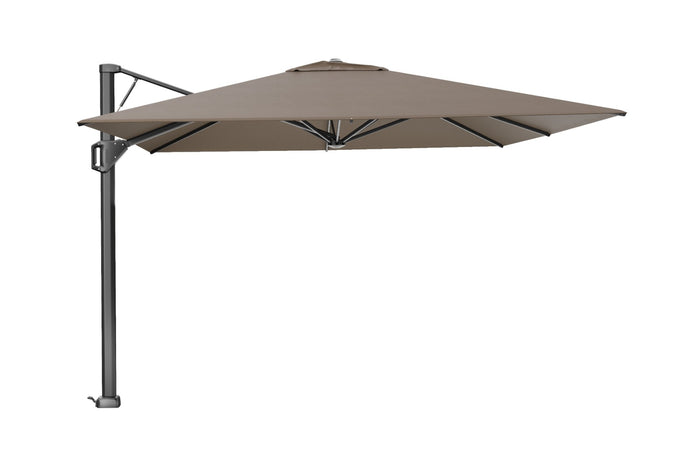 Platinum Beaufort Premium 3,2x3,2 m - Havanna taupe met voet en hoes