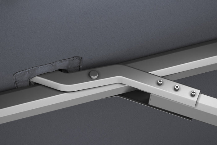 Platinum Beaufort Premium 3,2x3,2 m - Manhattan grey met voet en hoes