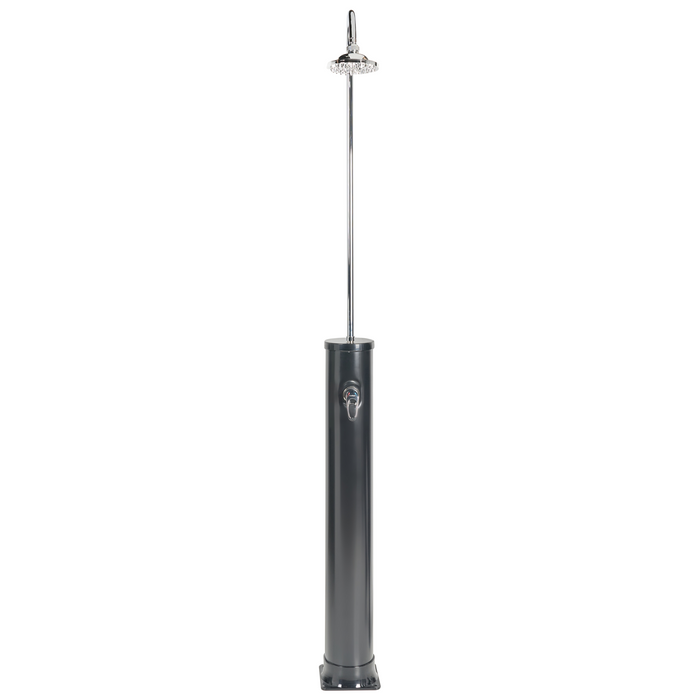 Beliani - JUANILLO - Buitendouche op zonne-energie - Zwart - PVC