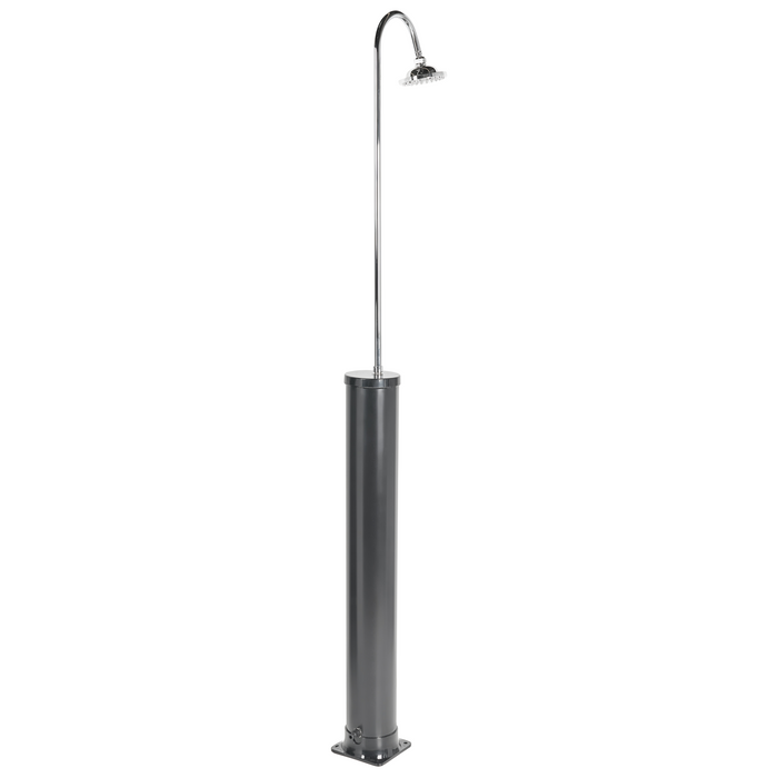 Beliani - JUANILLO - Buitendouche op zonne-energie - Zwart - PVC