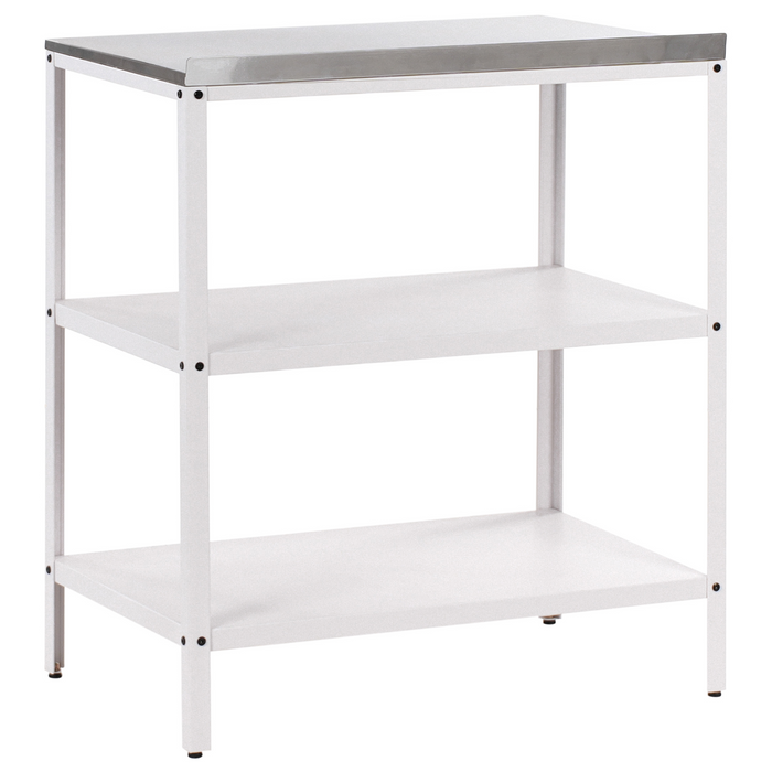 Beliani - VILAMA - Tuin kookeiland set - Wit - 2-delig - RVS