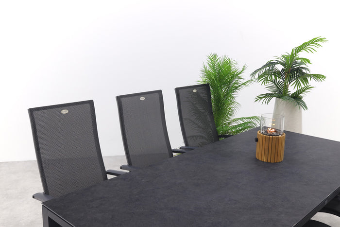 Hartman Valentino|Chaneo verstelbare tuinset - 220x100 cm. - 7-delig